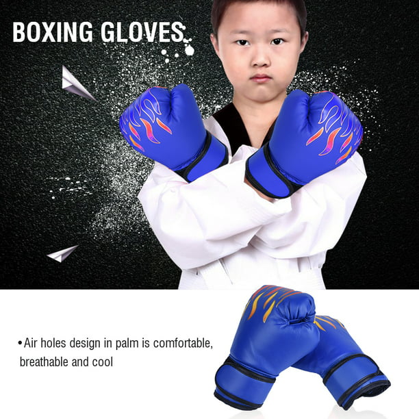 Child Boxing Fighting Muay Thai Sparring Punching Kickboxing Grappling Gloves